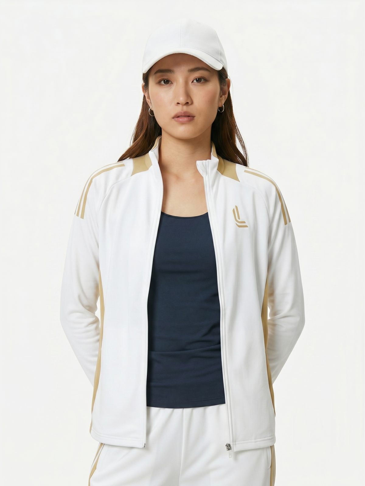 Signature Gold-Stripe Track Jacket - Image 2