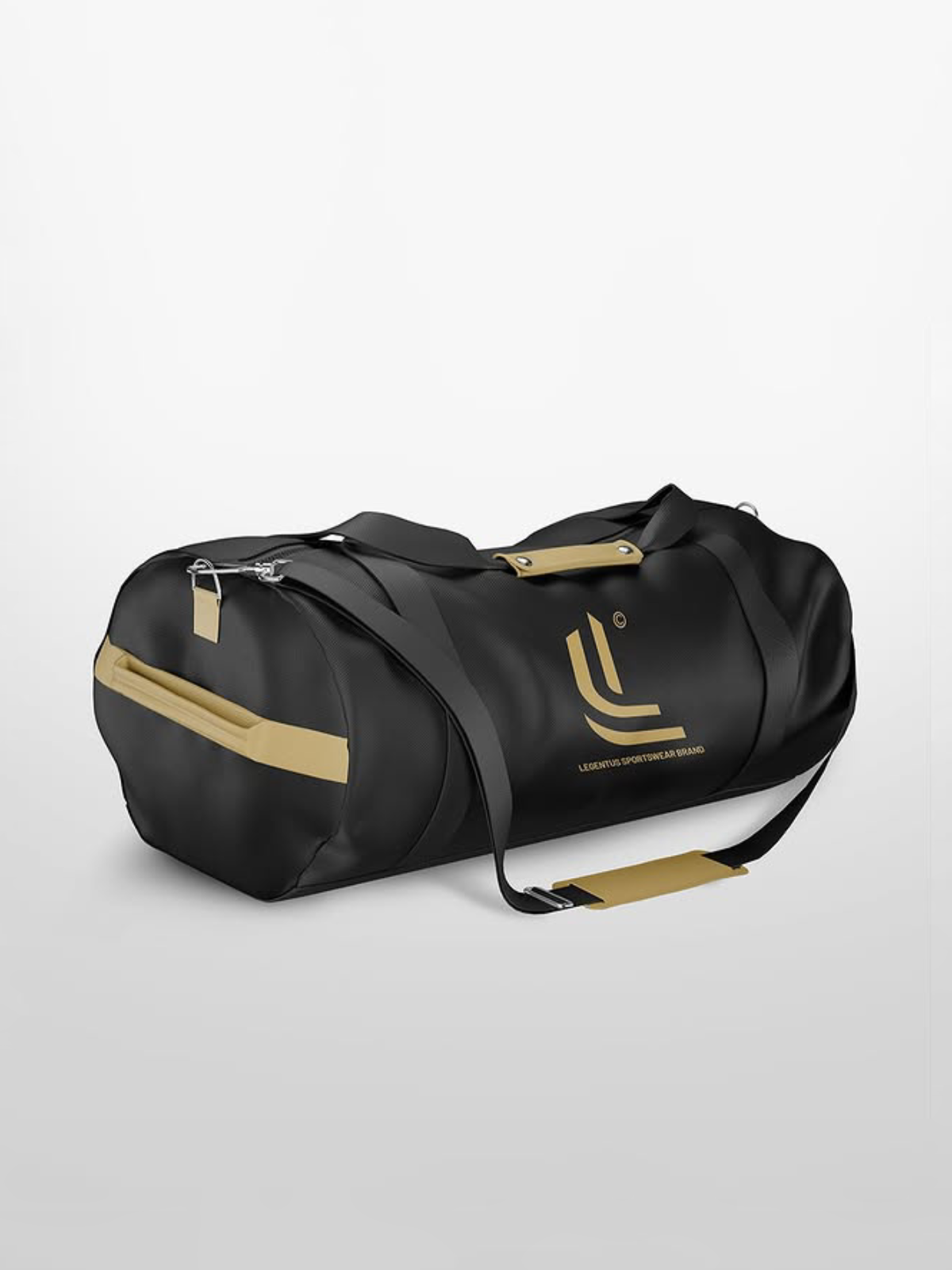 Signature Gold-Accent Duffel Bag