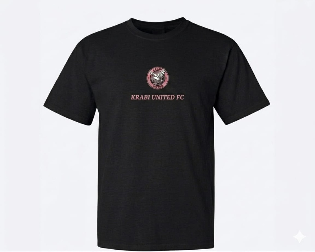 Krabi United FC Signature Crest T-Shirt - Black